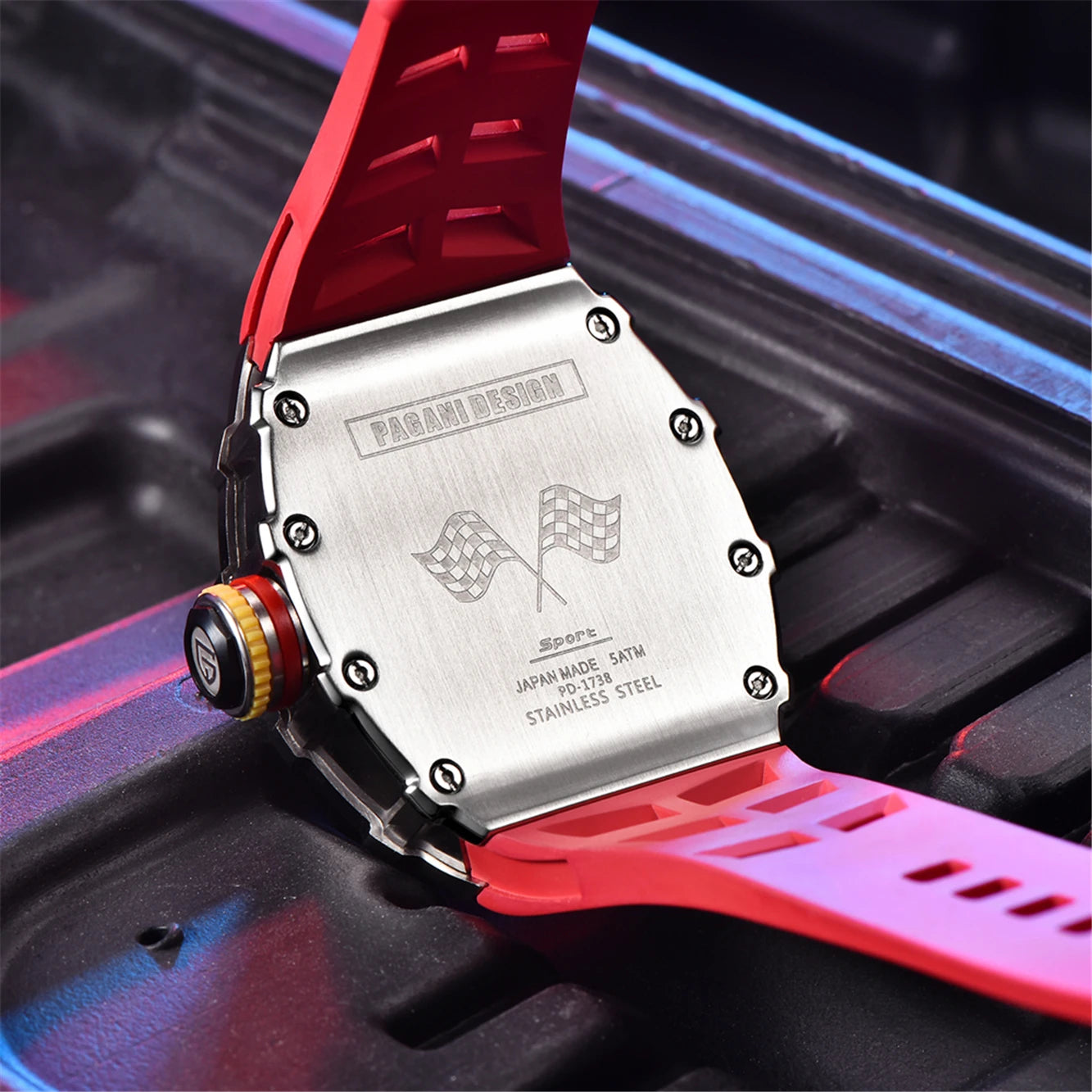 PAGANI DESIGN Silicone Luminous Sapphire Mirror