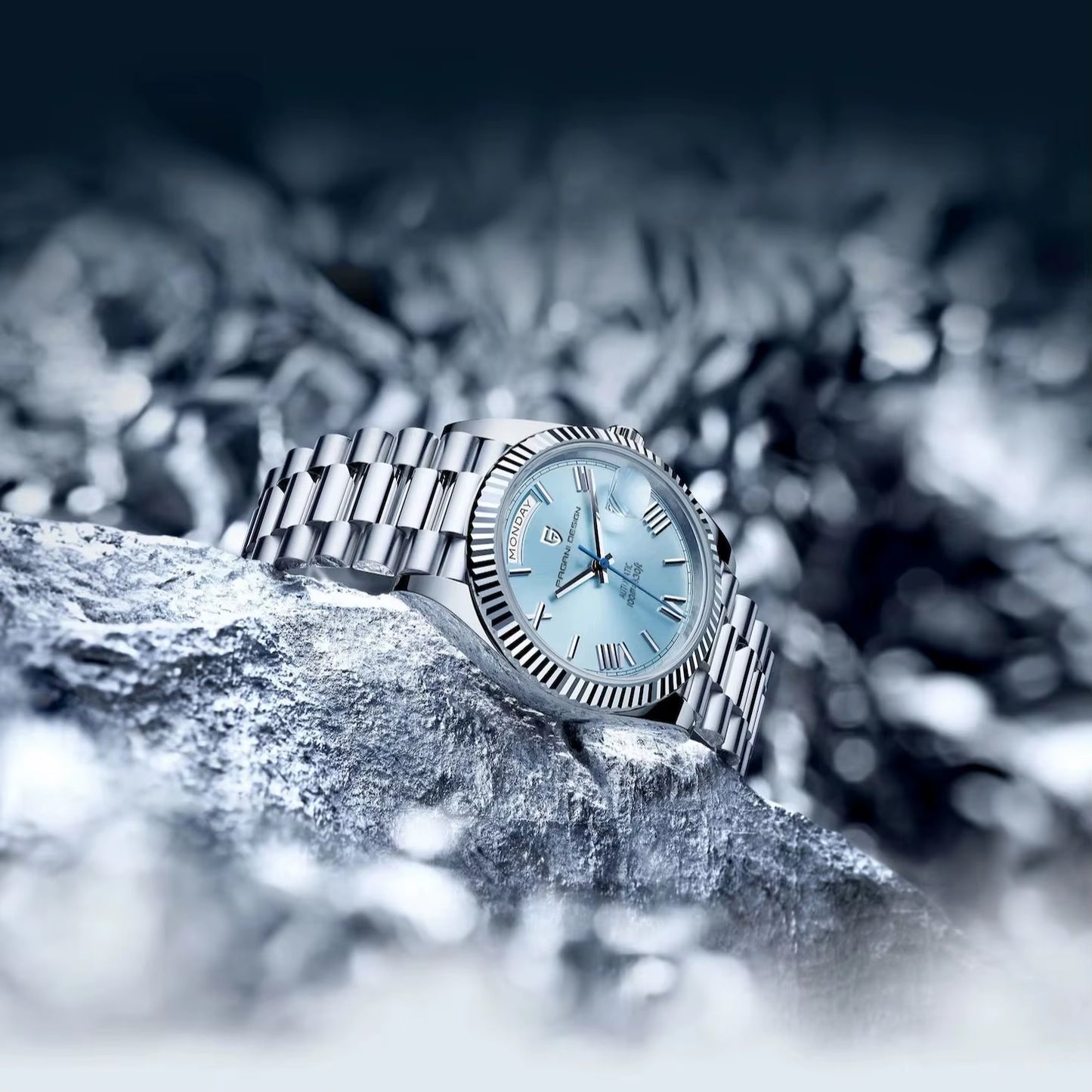 2025 New Men'S Watches Mechanical Top Brand Luxury Automatic Watch for Men AR Sapphire Glass Calendar Wrist Watch