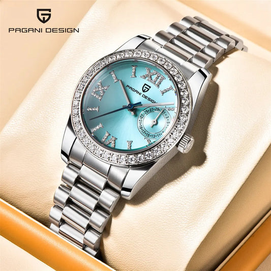 PAGANI DESIGN 2024 New 32MM Women'S Wristwatch Elegant Luxury Quartz Watch for Women Fashion Waterproof Watches Sapphire Clock