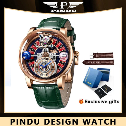 Roulette PINDU DESIGN Men Watches To Brands Luxury Celestial Series Roulette 