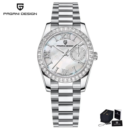PAGANI DESIGN 2024 New 32MM Women'S Wristwatch Elegant Luxury Quartz Watch for Women Fashion Waterproof Watches Sapphire Clock
